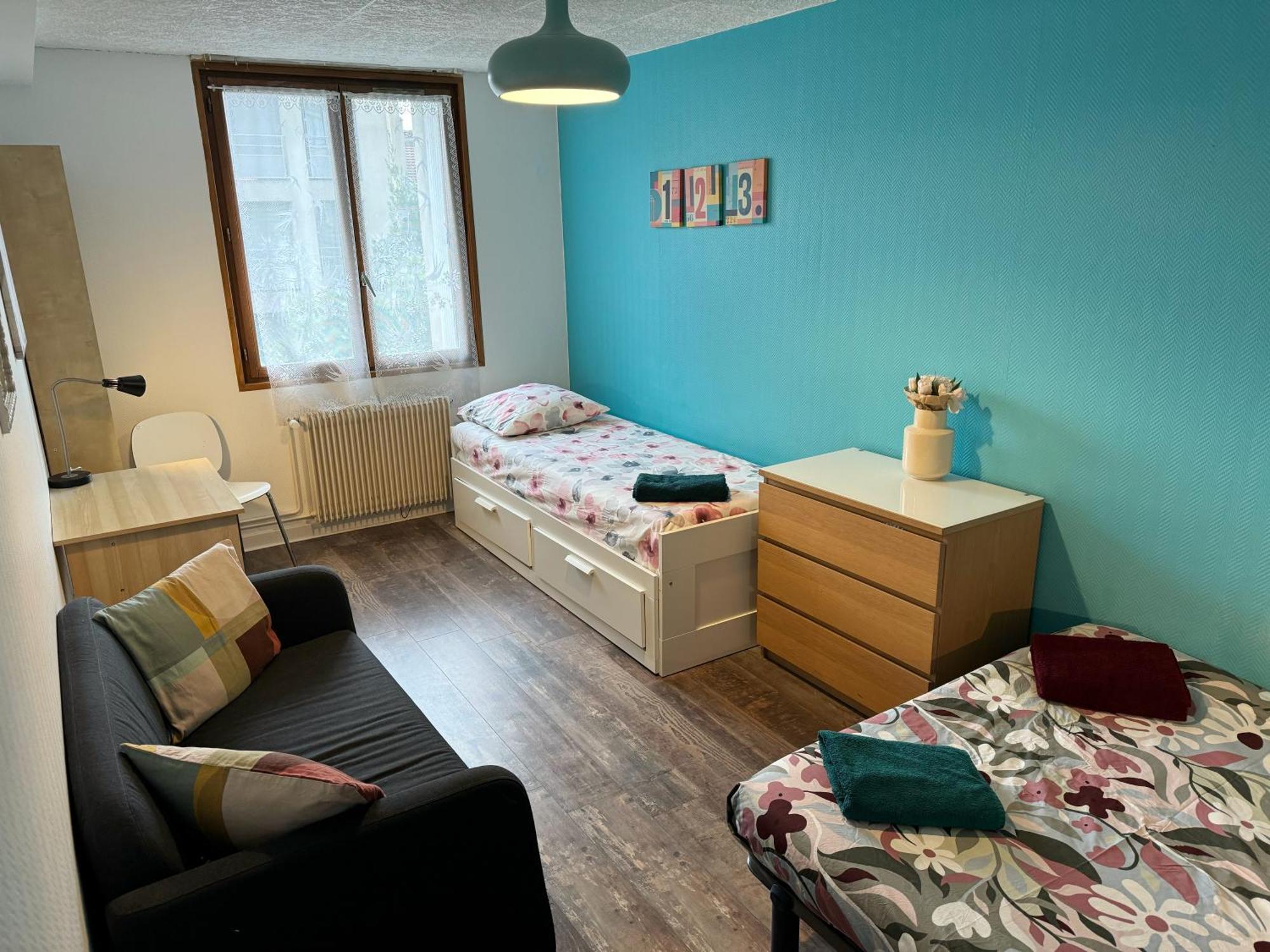 09 Chic & Cosy Grand Appart 4 Pieces 75M2 Hypercentre Wifi Smart Tv Netflix Saint-Etienne  Exterior photo